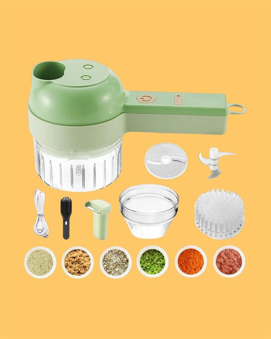 Versatile  Electric Kitchen Vegetable Cutter (4 in 1 Set)